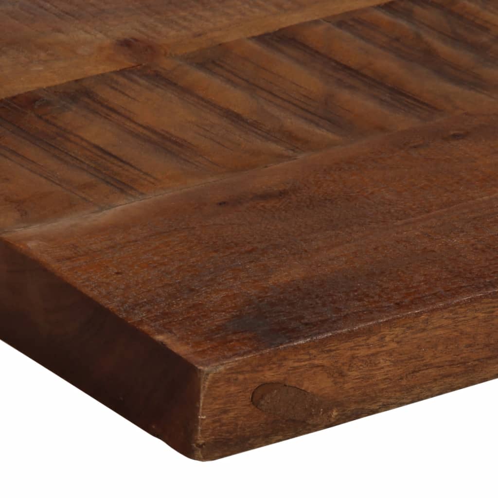 vidaXL Tischplatte 120x30x2,5 cm Rechteckig Altholz Massiv
