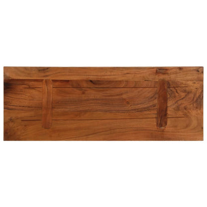 vidaXL Tischplatte 70x40x2,5 cm Rechteckig Altholz Massiv