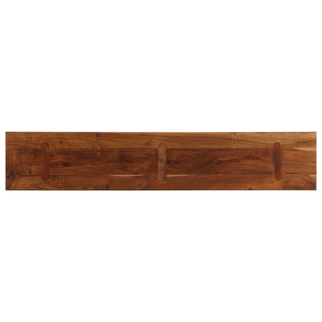 vidaXL Tischplatte 140x40x2,5 cm Rechteckig Altholz Massiv