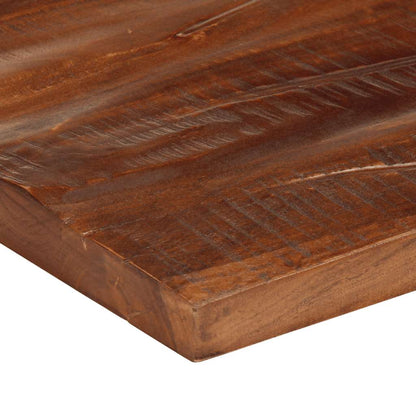 vidaXL Tischplatte 50x50x2,5 cm Quadratisch Altholz Massiv