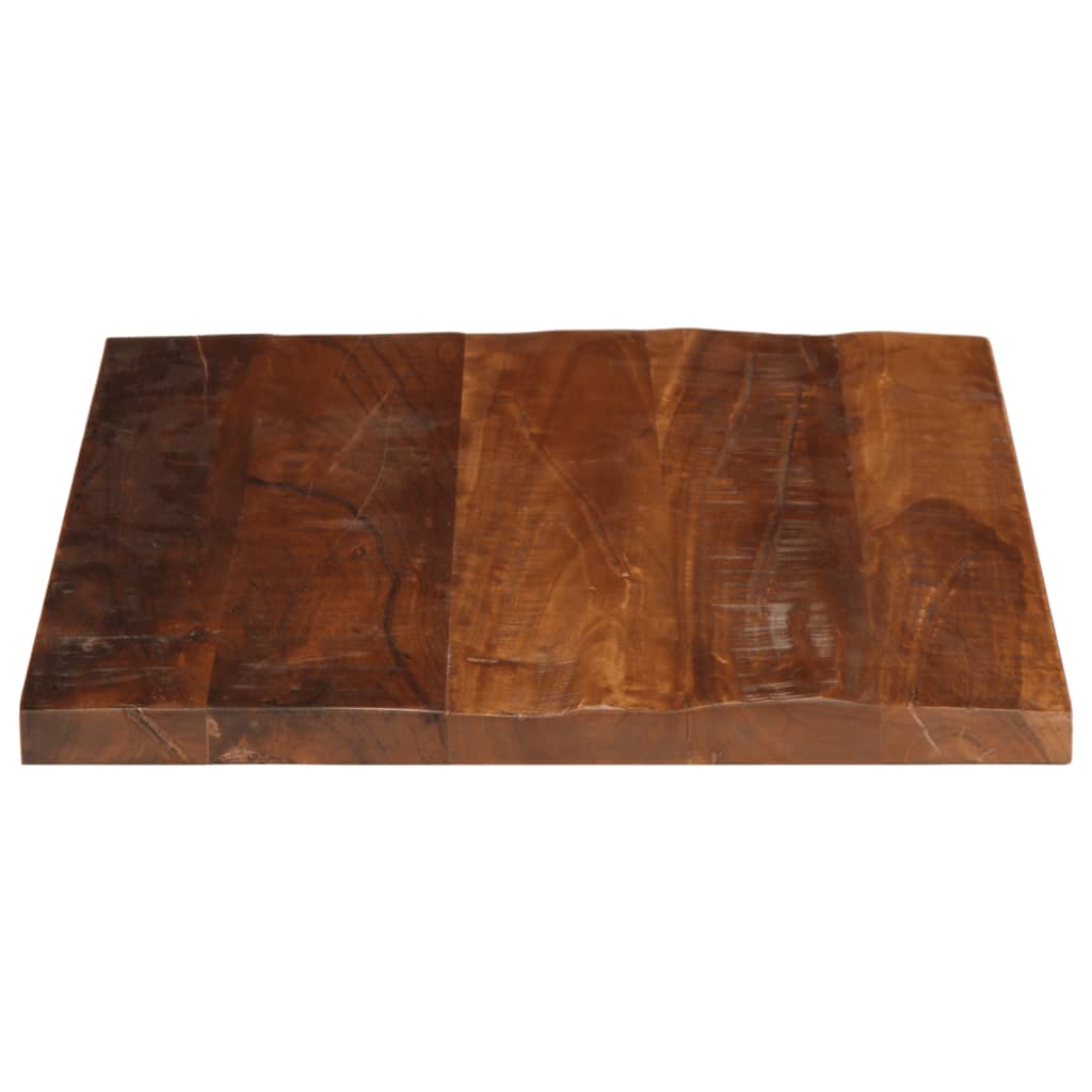 vidaXL Tischplatte 60x50x2,5 cm Rechteckig Altholz Massiv