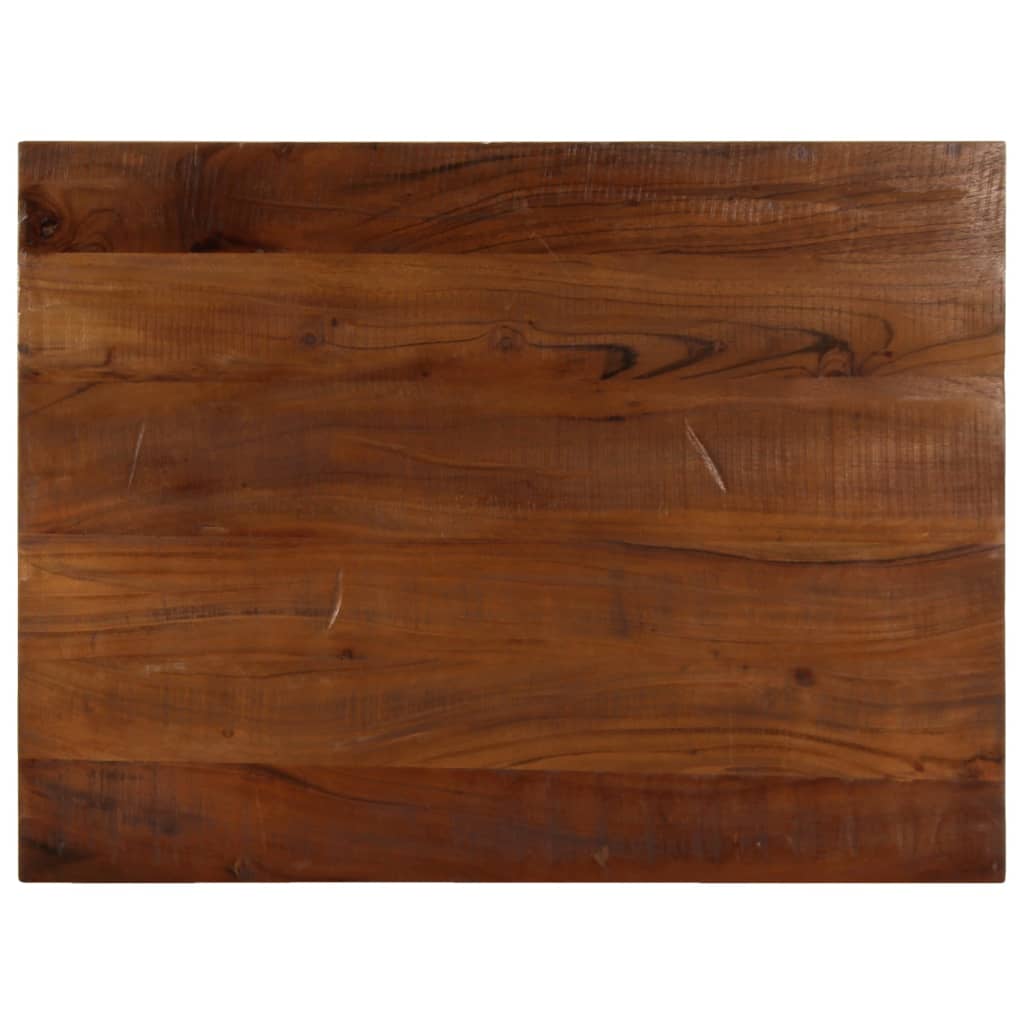 vidaXL Tischplatte 70x50x2,5 cm Rechteckig Altholz Massiv