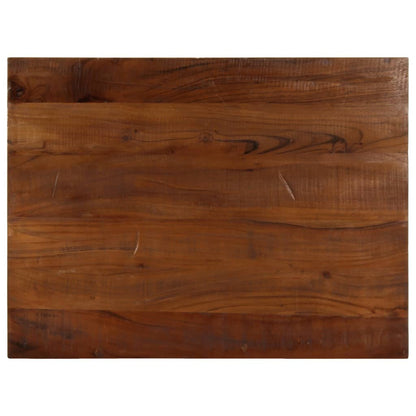 vidaXL Tischplatte 70x50x2,5 cm Rechteckig Altholz Massiv