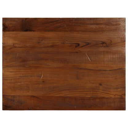 vidaXL Tischplatte 80x50x2,5 cm Rechteckig Altholz Massiv