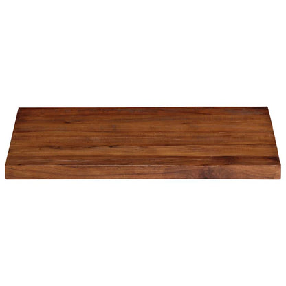 vidaXL Tischplatte 80x50x2,5 cm Rechteckig Altholz Massiv