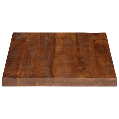 vidaXL Tischplatte 80x50x2,5 cm Rechteckig Altholz Massiv