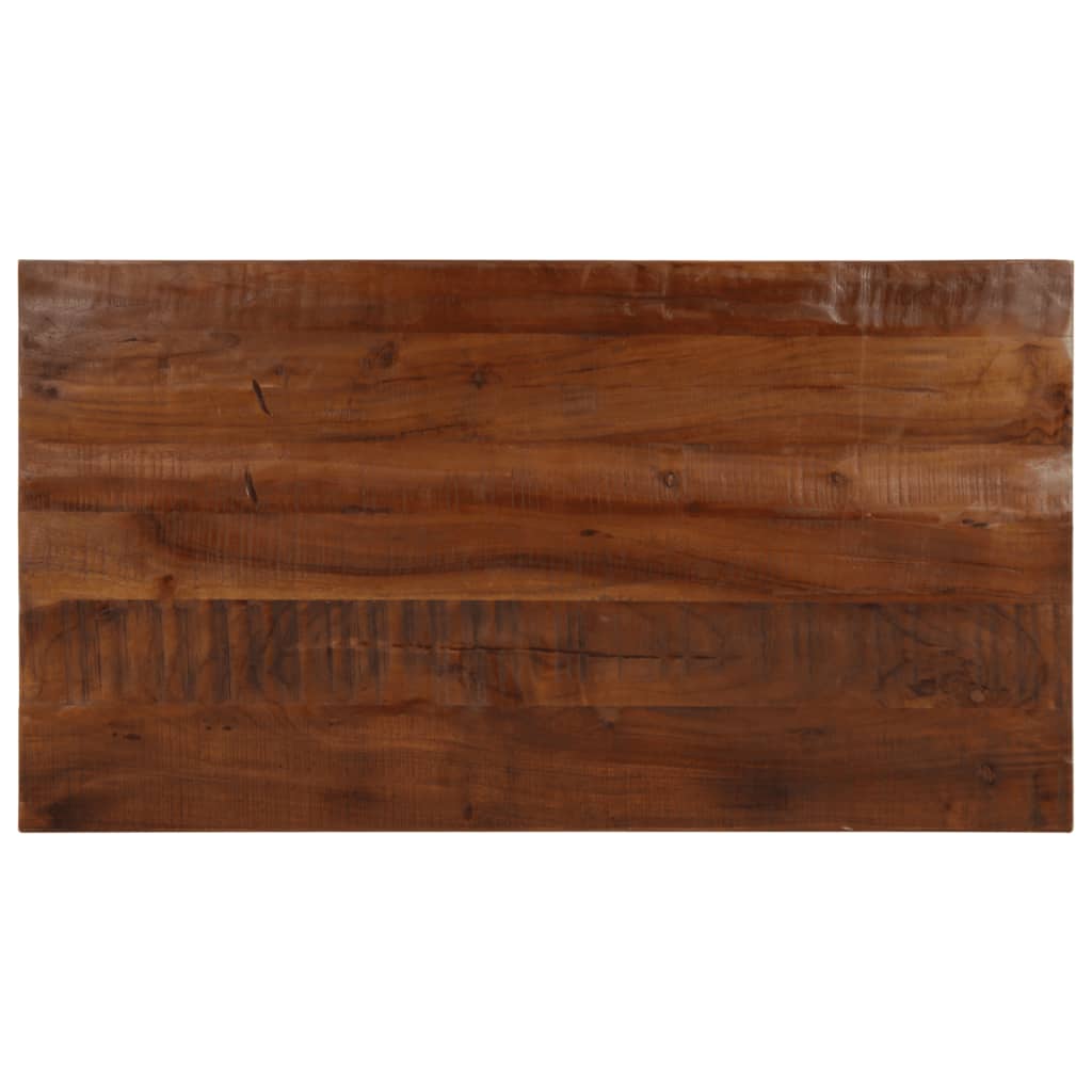 vidaXL Tischplatte 110x50x2,5 cm Rechteckig Altholz Massiv
