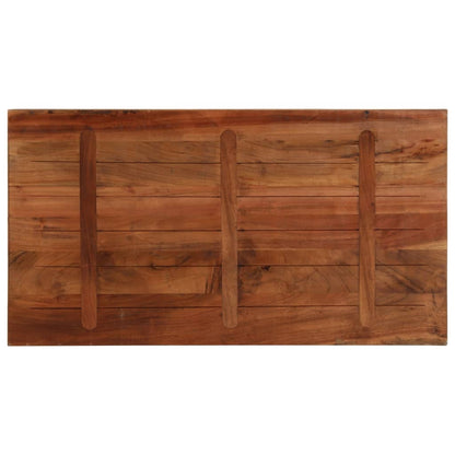 vidaXL Tischplatte 110x50x2,5 cm Rechteckig Altholz Massiv