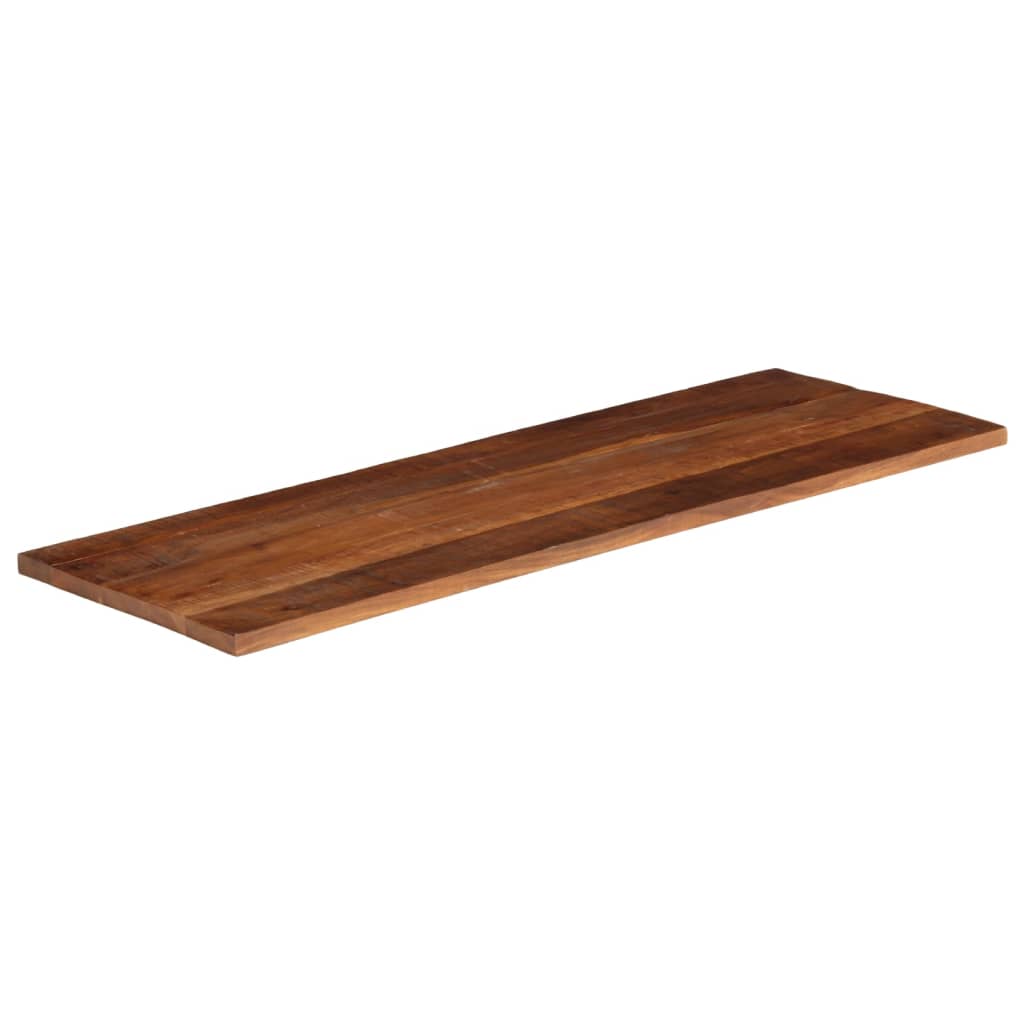vidaXL Tischplatte 140x50x2,5 cm Rechteckig Altholz Massiv