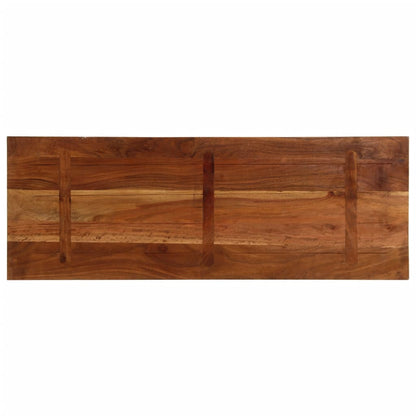 vidaXL Tischplatte 140x50x2,5 cm Rechteckig Altholz Massiv