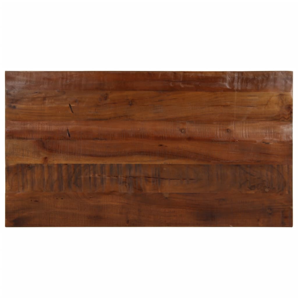 vidaXL Plateau de table 100x60x2,5 cm Rectangulaire Bois de récupération Massif