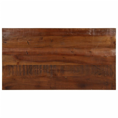 vidaXL Plateau de table 100x60x2,5 cm Rectangulaire Bois de récupération Massif