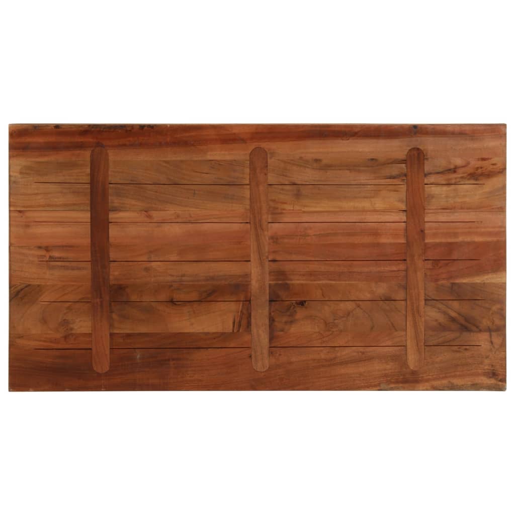 vidaXL Plateau de table 100x60x2,5 cm Rectangulaire Bois de récupération Massif