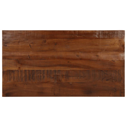vidaXL Tischplatte 110x60x2,5 cm Rechteckig Altholz Massiv