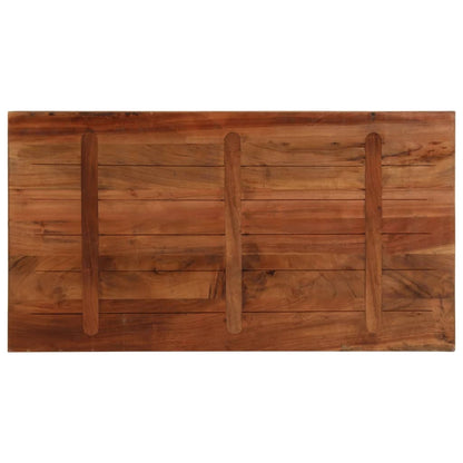vidaXL Tischplatte 110x60x2,5 cm Rechteckig Altholz Massiv