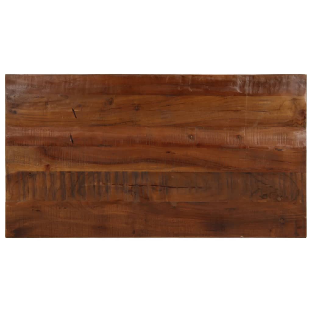 vidaXL Tischplatte 120x60x2,5 cm Rechteckig Altholz Massiv