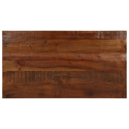 vidaXL Tischplatte 120x60x2,5 cm Rechteckig Altholz Massiv