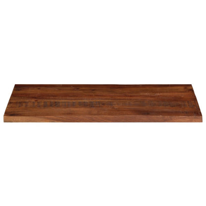 vidaXL Tischplatte 100x70x2,5 cm Rechteckig Altholz Massiv