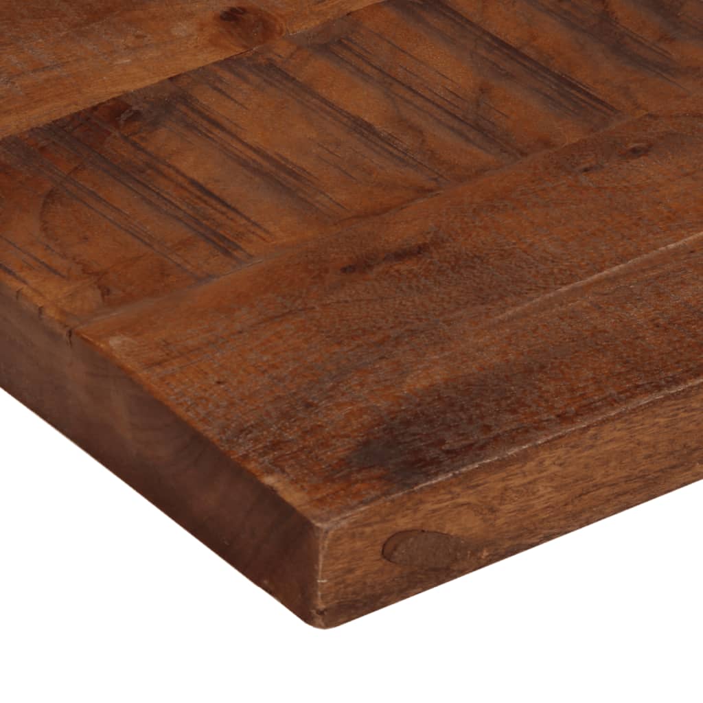 vidaXL Tischplatte 100x70x2,5 cm Rechteckig Altholz Massiv