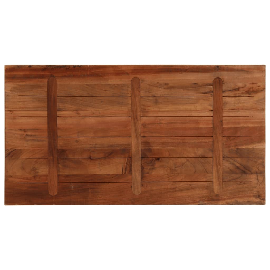 vidaXL Tischplatte 120x70x2,5 cm Rechteckig Altholz Massiv