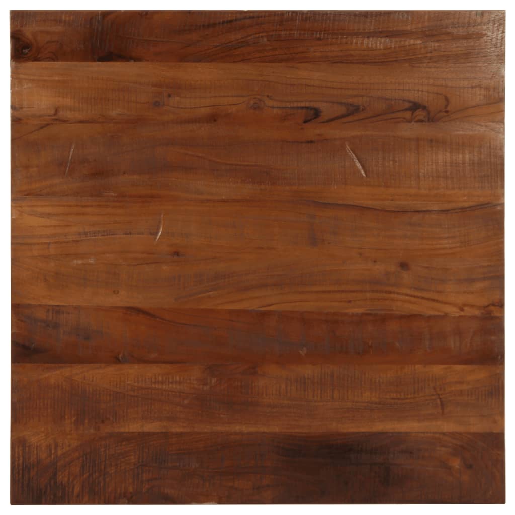 vidaXL Plateau de table 80x80x2,5 cm Carré Bois de récupération Massif
