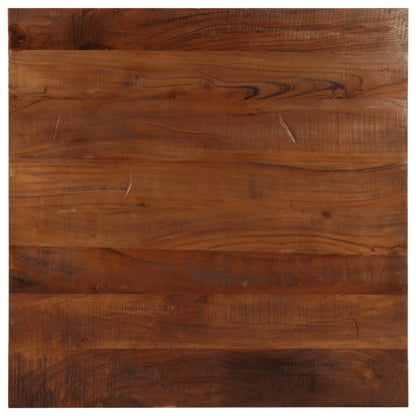 vidaXL Plateau de table 80x80x2,5 cm Carré Bois de récupération Massif