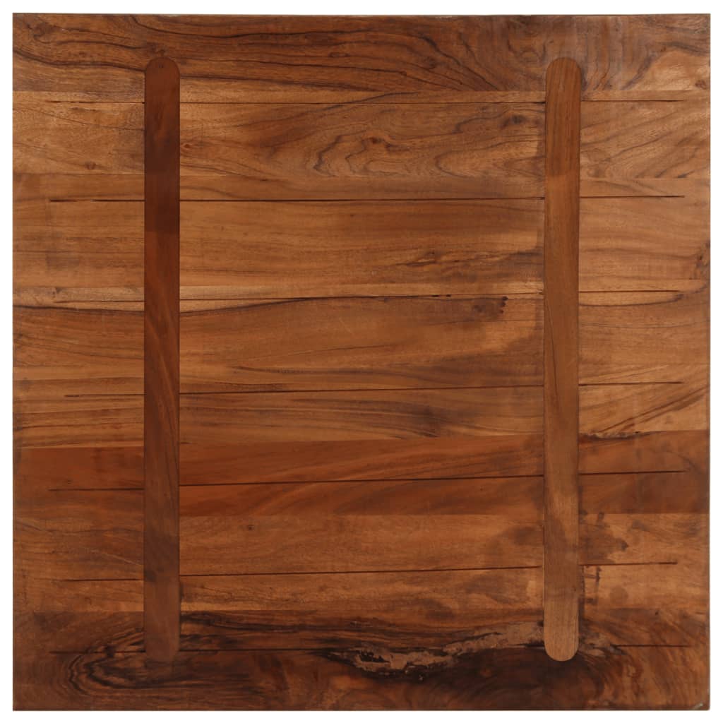 vidaXL Plateau de table 80x80x2,5 cm Carré Bois de récupération Massif