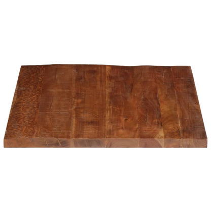 vidaXL Tischplatte 90x80x2,5 cm Rechteckig Altholz Massiv