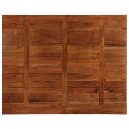 vidaXL Tischplatte 110x80x2,5 cm Rechteckig Altholz Massiv