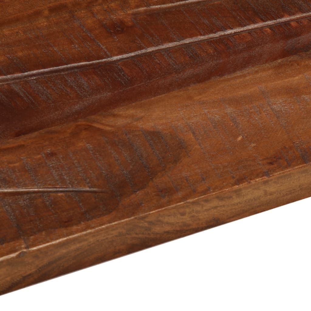 vidaXL Tischplatte 110x80x2,5 cm Rechteckig Altholz Massiv