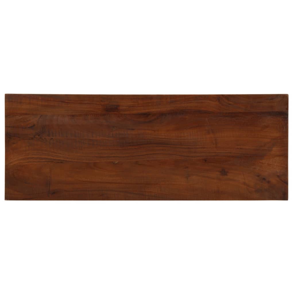 vidaXL Tischplatte 90x20x3,8 cm Rechteckig Altholz Massiv