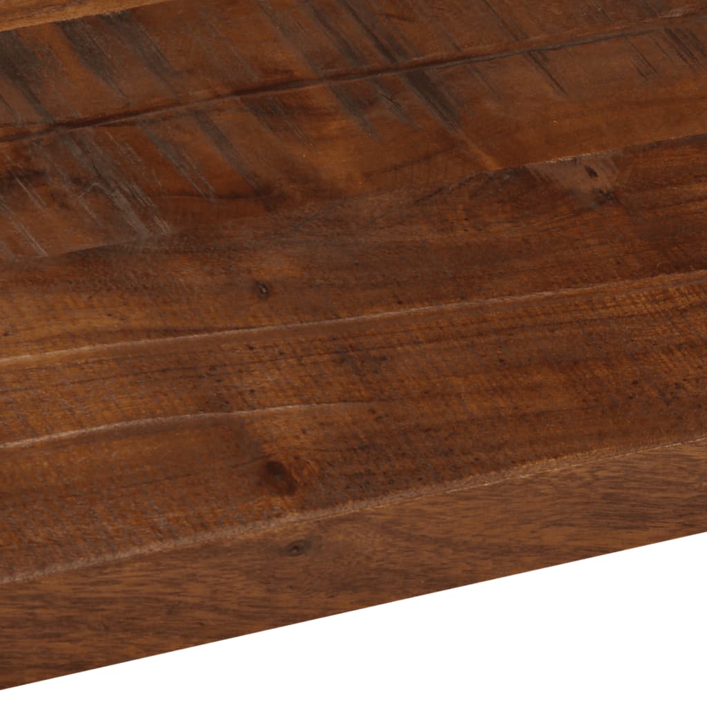 vidaXL Tischplatte 100x20x3,8 cm Rechteckig Altholz Massiv