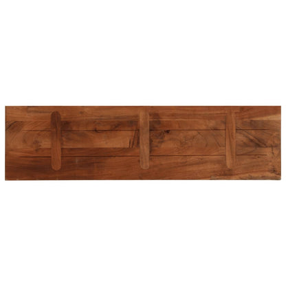 vidaXL Tischplatte 110x20x3,8 cm Rechteckig Altholz Massiv
