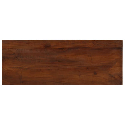 vidaXL Tischplatte 70x30x3,8 cm Rechteckig Altholz Massiv