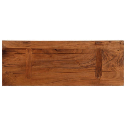 vidaXL Tischplatte 70x30x3,8 cm Rechteckig Altholz Massiv