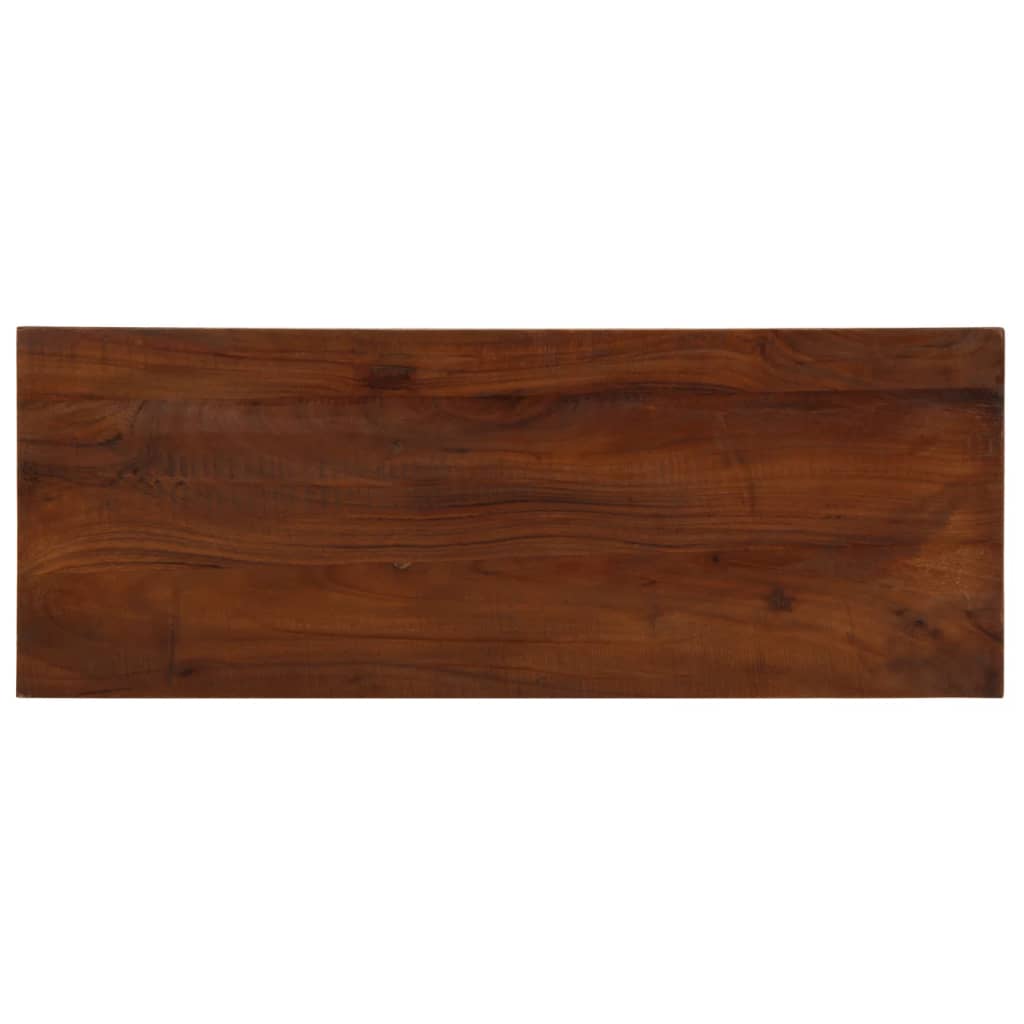 vidaXL Tischplatte 80x30x3,8 cm Rechteckig Altholz Massiv