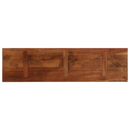 vidaXL Tischplatte 100x30x3,8 cm Rechteckig Altholz Massiv