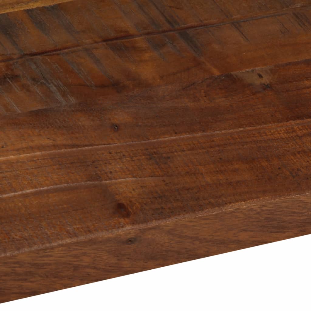 vidaXL Tischplatte 100x30x3,8 cm Rechteckig Altholz Massiv