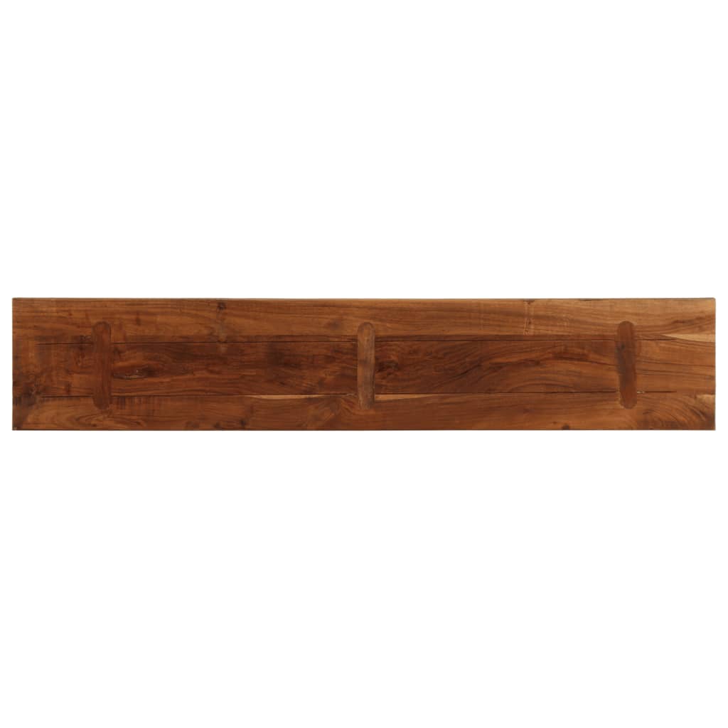 vidaXL Tischplatte 140x30x3,8 cm Rechteckig Altholz Massiv