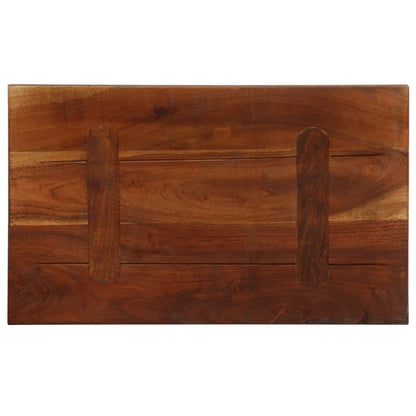 vidaXL Tischplatte 60x40x3,8 cm Rechteckig Altholz Massiv