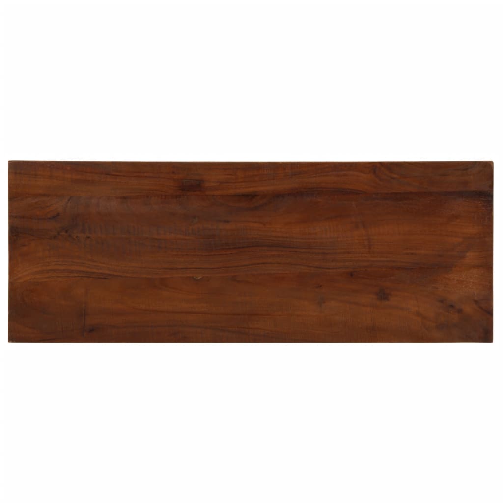 vidaXL Tischplatte 70x40x3,8 cm Rechteckig Altholz Massiv