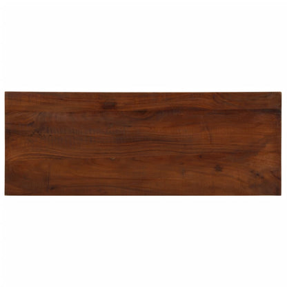 vidaXL Tischplatte 90x40x3,8 cm Rechteckig Altholz Massiv