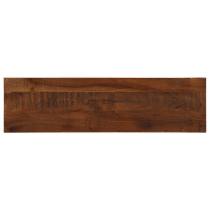 vidaXL Tischplatte 100x40x3,8 cm Rechteckig Altholz Massiv