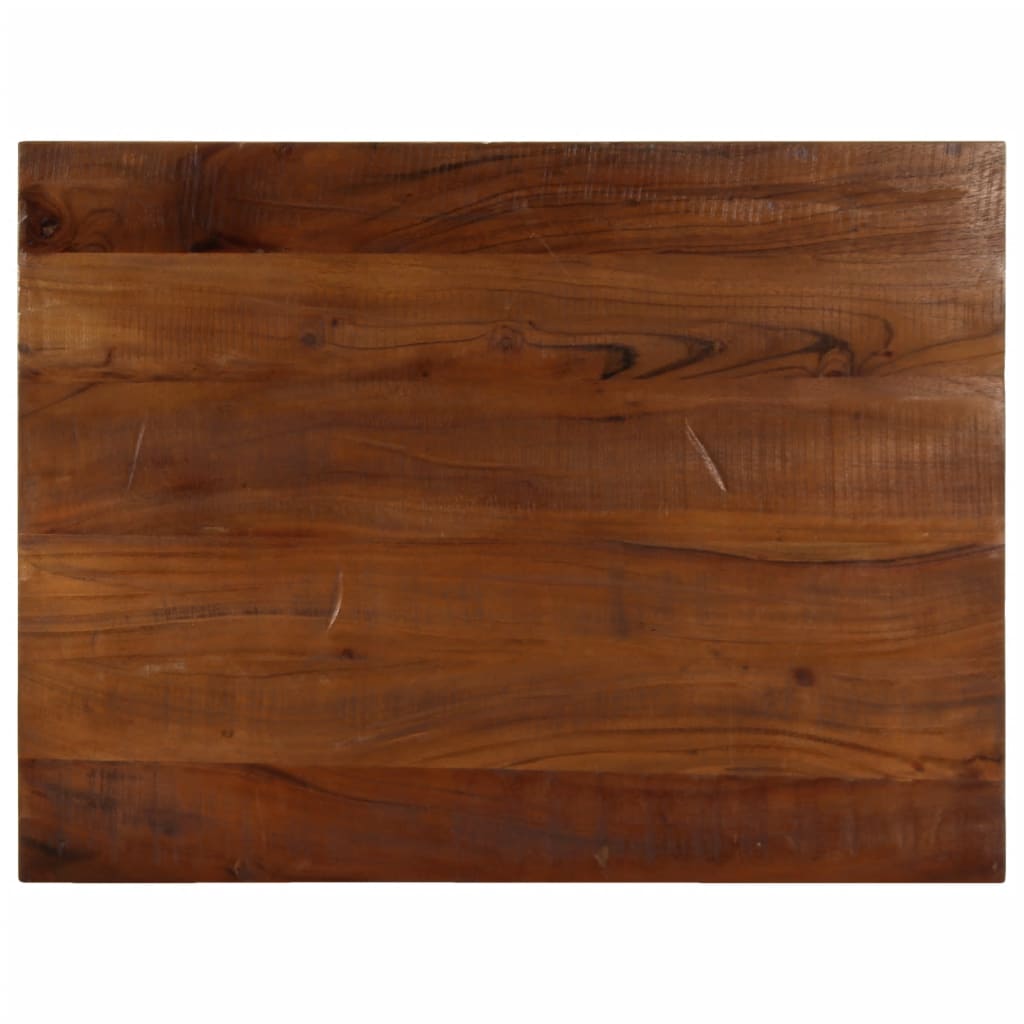 vidaXL Tischplatte 80x50x3,8 cm Rechteckig Altholz Massiv