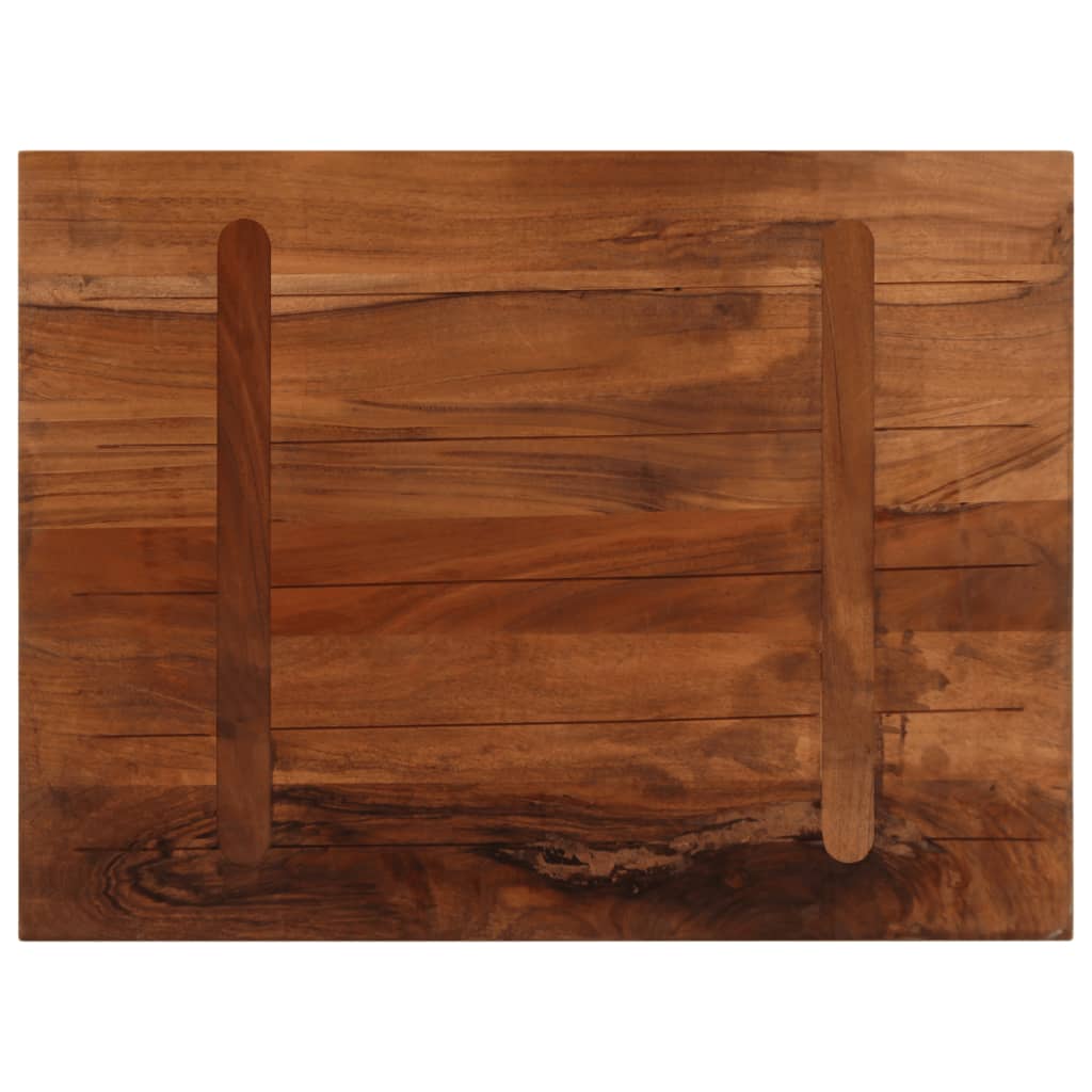 vidaXL Tischplatte 80x50x3,8 cm Rechteckig Altholz Massiv
