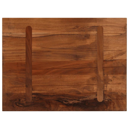 vidaXL Tischplatte 80x50x3,8 cm Rechteckig Altholz Massiv