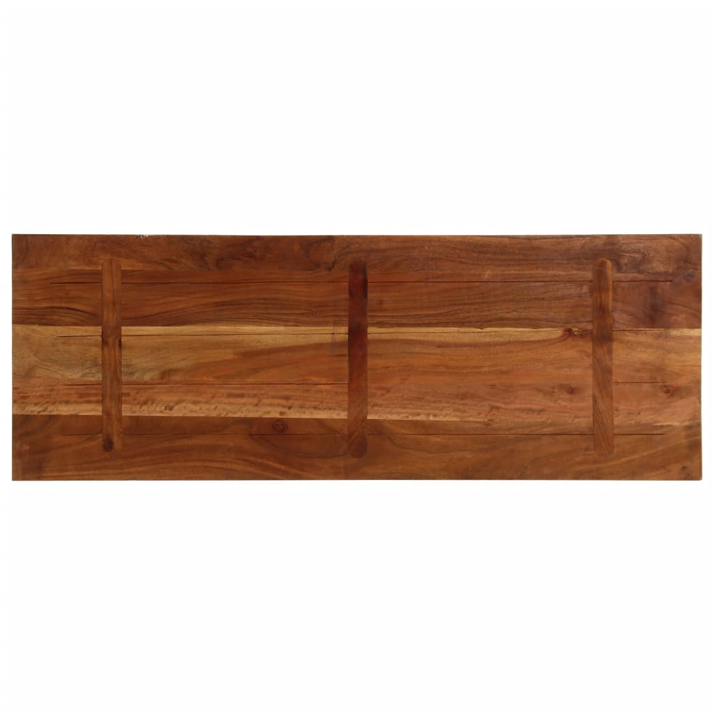 vidaXL Tischplatte 140x50x3,8 cm Rechteckig Altholz Massiv