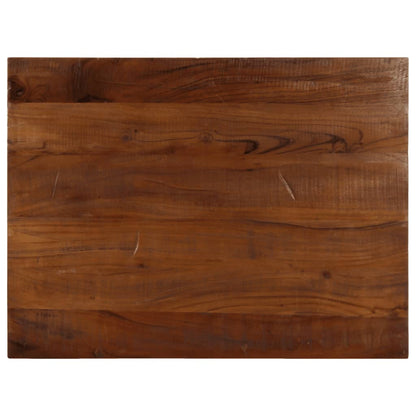 vidaXL Tischplatte 70x60x3,8 cm Rechteckig Altholz Massiv