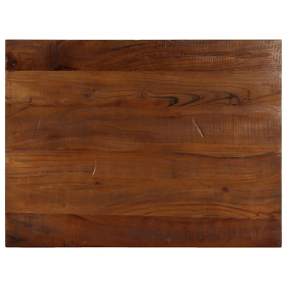 vidaXL Tischplatte 80x60x3,8 cm Rechteckig Altholz Massiv