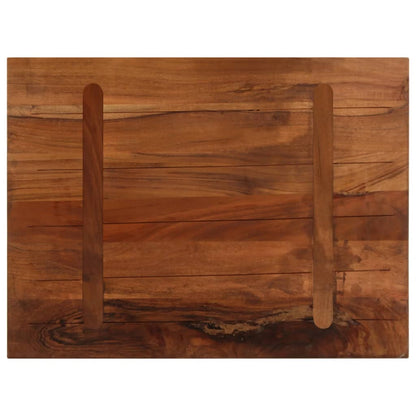 vidaXL Tischplatte 80x60x3,8 cm Rechteckig Altholz Massiv